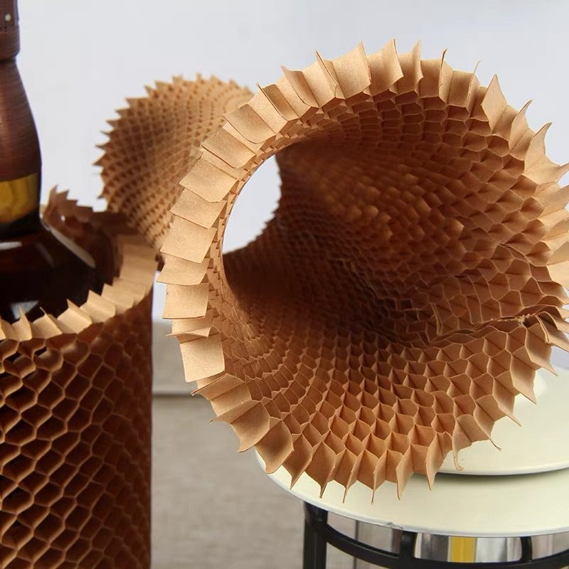 Honeycomb Paper Bottle Protective Sleeve
